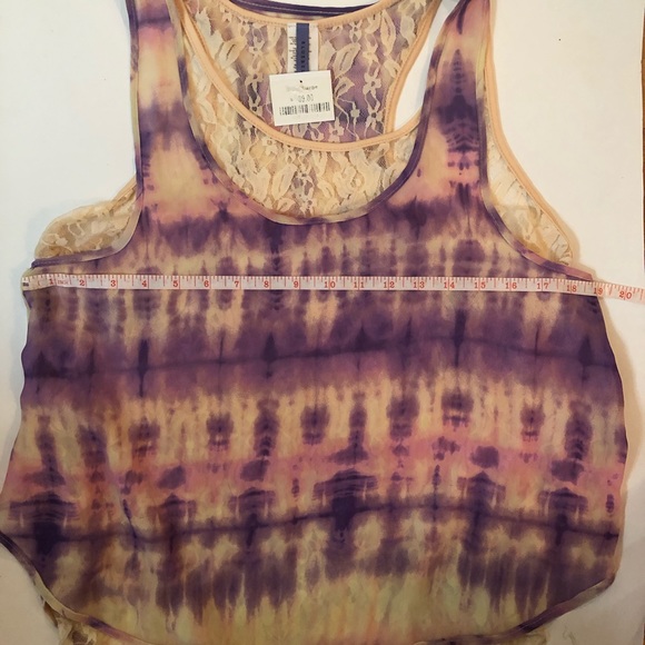 Tie-dye Lace Tank - Picture 9 of 13